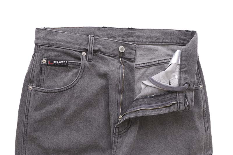 FUBU DENIM CARGO PANTS (FAM-42505:CHARCOAL)