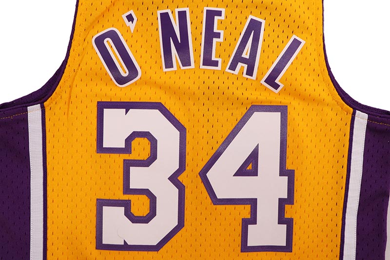 MITCHELL & NESS WOMEN'S SWINGMAN JERSEY (LOS ANGELES LAKERS/SHAQUILLE O'NEAL/#34/1999:GOLD) NNBJEL18120-LAL99SON