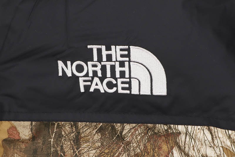 THE NORTH FACE 1996 RETRO NUPTSE JACKET (NF0A3C8D/047:KELP TAN FOREST FLOOR FLOOR PRINT)