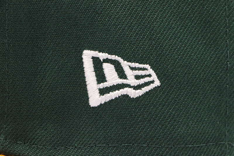 NEW ERA OAKLAND ATHLETICS AUTHENTIC COLLECTION 59FIFTY FITTED CAP (GREY UNDER VISOR/DARK GREEN GOLD VISOR) 70689569 13334187