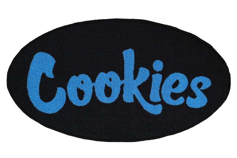 COOKIES OVAL FLOOR RUG (BLACK) CM232AMI11