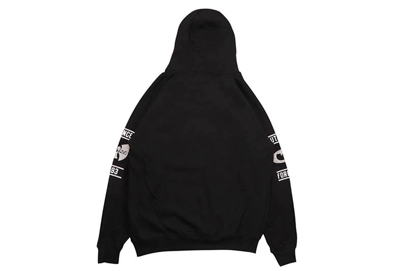 WU-TANG CLAN WU GLOBE HOODIE (BLACK/GREY)