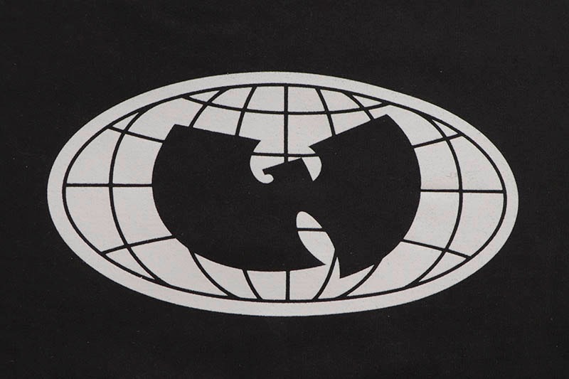 WU-TANG CLAN WU GLOBE HOODIE (BLACK/GREY)