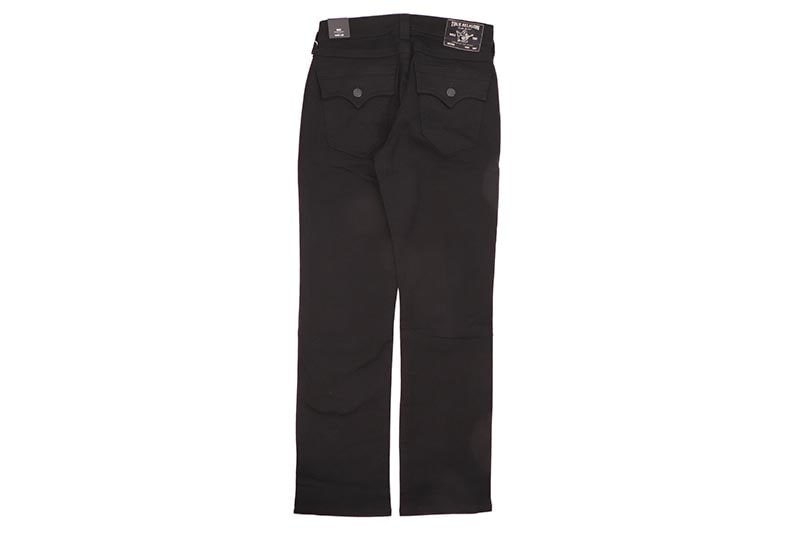 TRUE RELIGION RICKY STRAIGHT JEAN 32" (102200:2SB BODY RINSE BLACK)