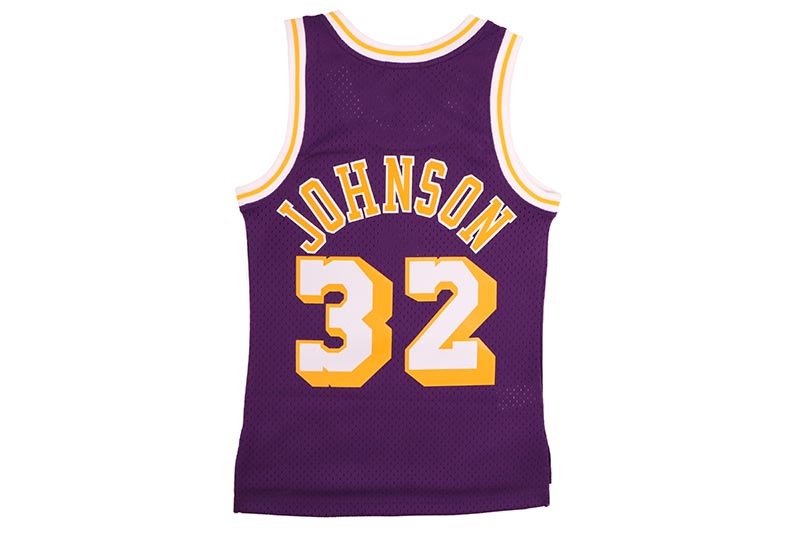 MITCHELL & NESS WOMEN'S SWINGMAN JERSEY (LOS ANGELES LAKERS/MAGIC JOHNSON/#32/1984:PURPLE) NNBJEL18120-LAL84EJH