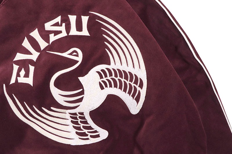 EVISU CRANE AND LOGO EMBROIDERY REGULAR FIT REVERSIBLE