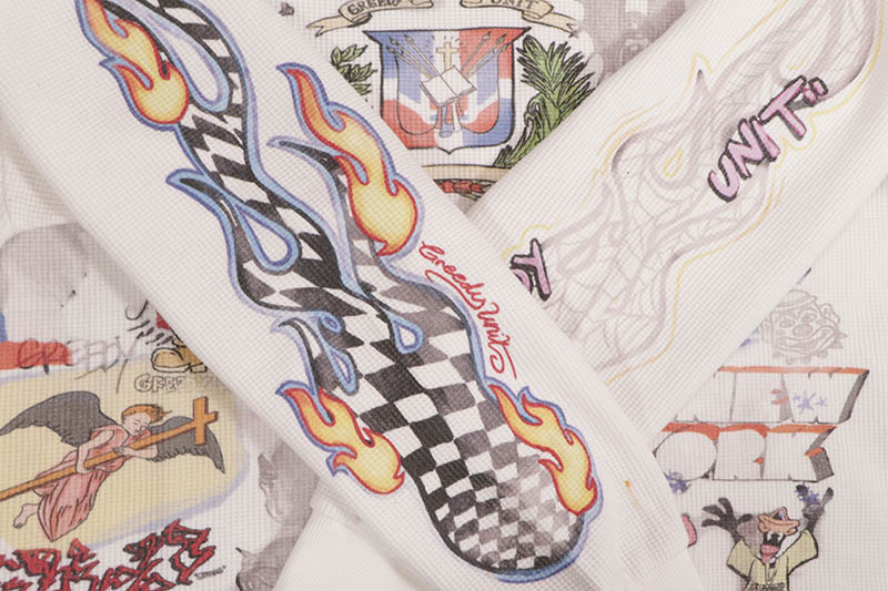 GREEDY UNIT COLLAGE THERMAL (WHITE)