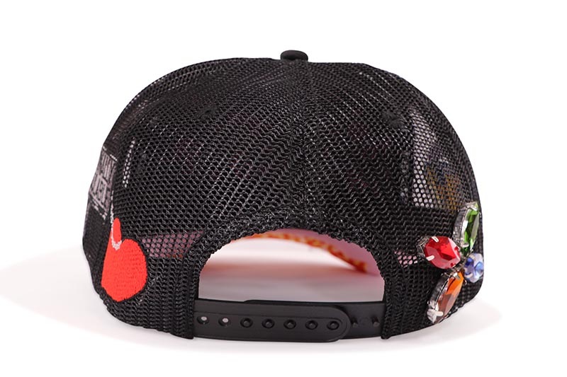 TOXICITY X DSMSD BY MOUR CAP TROUBLE IN PARADISE TRUCKER HAT (BLACK)