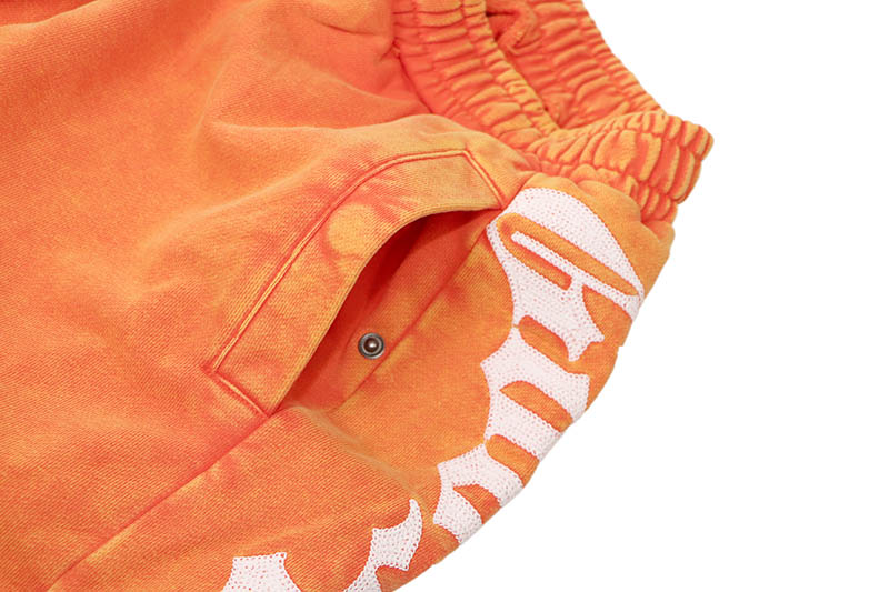 GODSPEED COURTSIDE SHORTS (ORANGE WASH)