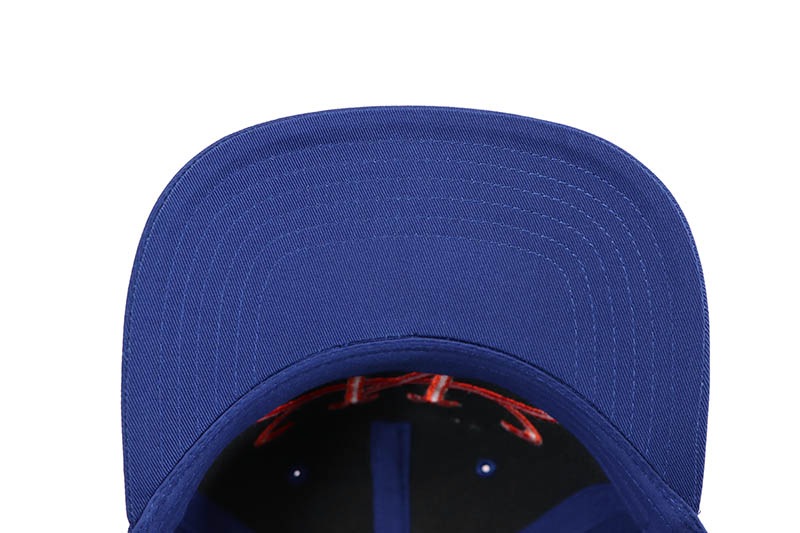 oMA STUDIOS QUEENS NY CURVED BRIM HAT (BLUE)