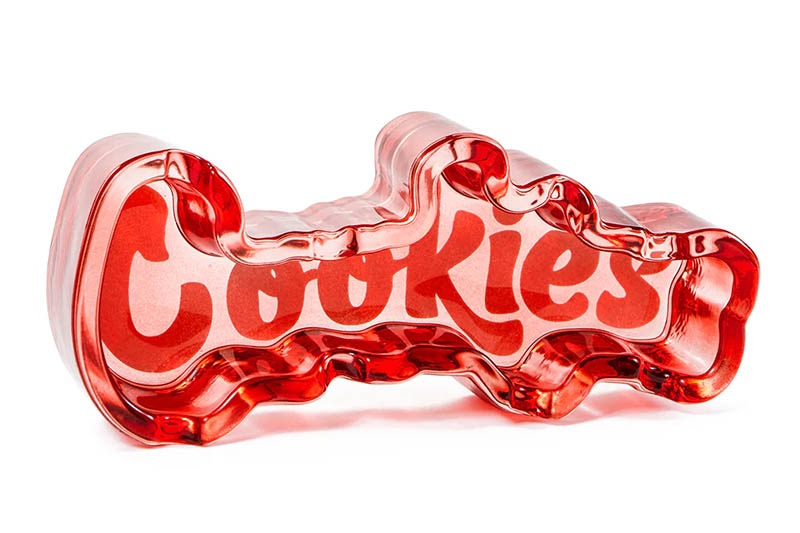 COOKIES LOGO ASHTRAYS (RED/WHITE) CM232SAS02