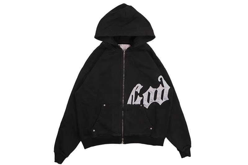 GODSPEED OG LOGO SWEATSUIT V2 (BLACK/SILVER SATIN) | Brand,G-L