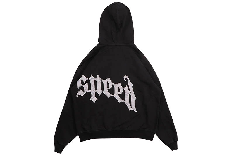 GODSPEED OG LOGO SWEATSUIT V2 (BLACK/SILVER SATIN) | Brand,G-L