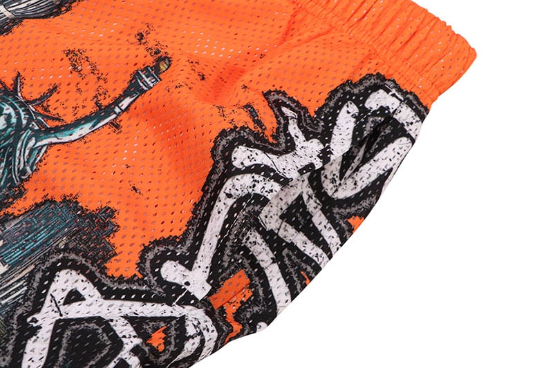 BACKEND SKYLINE SHORTS (ORANGE) | Brand,A-F,BACKEND