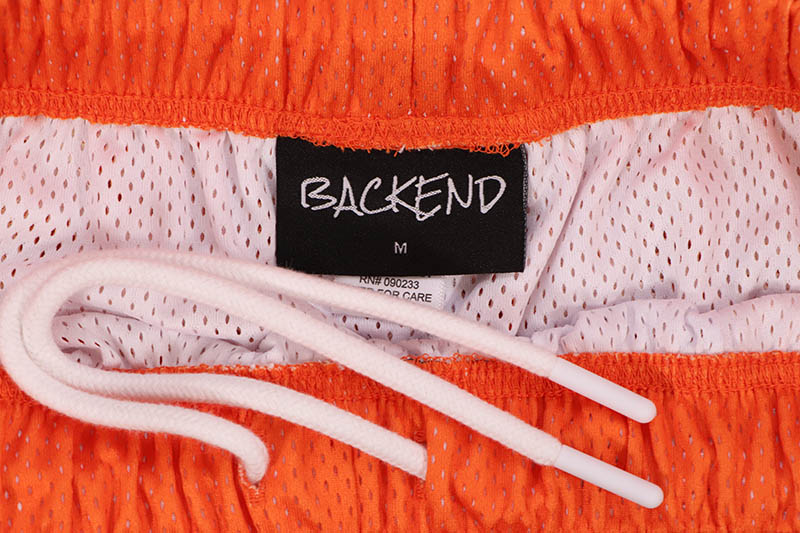 国内で当店のみ SAVAGEGROWTHWORLD - Potential Stripe-Back BACKEND SKYLINE SHORTS (ORANGE) | Brand,A-F,BACKEND