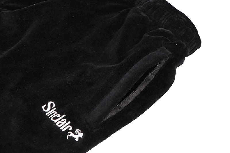 SINCLAIR VELOUR PANTS (BLACK)