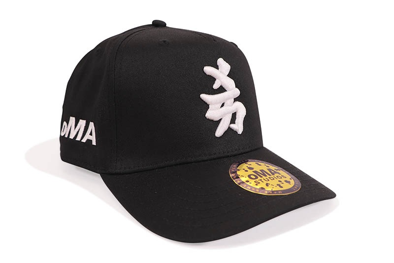 oMA STUDIOS NY JAPAN CURVED BRIM HAT (BLACK)
