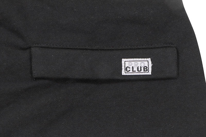 PRO CLUB HEAVYWEIGHT FRENCH TERRY ZIPPER BOTTOM SWEATPANT (BLACK) 198