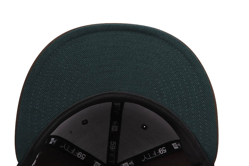 NEW ERA TAMPA BAY DEVIL RAYS 59FIFTY FITTED CAP (1998 INAUGURAL SEASON CUSTOM SIDE PATCH/DARK GREEN UNDER VISOR/WALNUT)