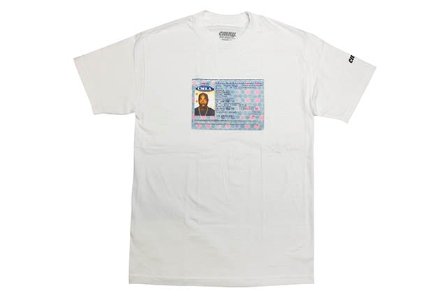 CLASSIC MATERIAL NY "2PAC PASSPORT/CMLA" T-SHIRT (WHITE)