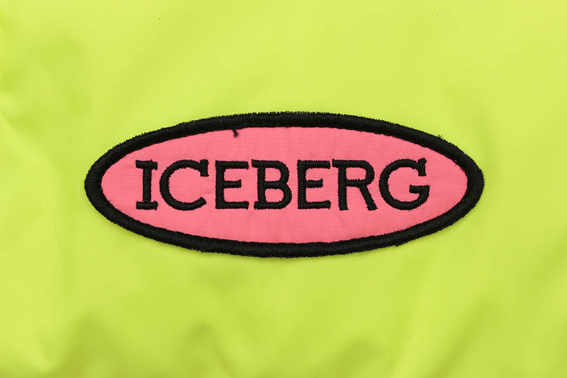 ICEBERG BADGE DOWN JACKET (LIME/GREEN/BLUE)