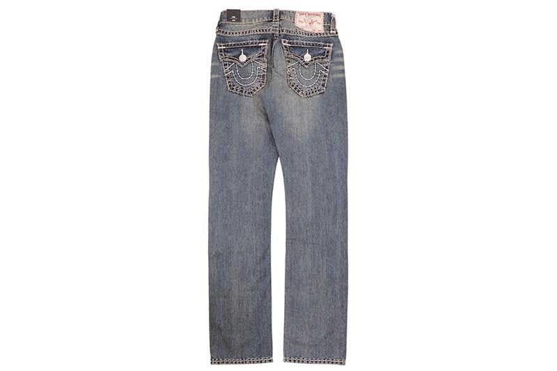 TRUE RELIGION RICKY SUPER T STRAIGHT JEAN (109021:MIDNIGHT WAREHOUSE DARK WASH)