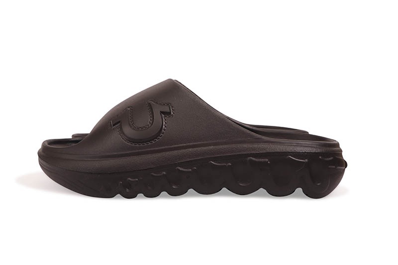 TRUE RELIGION TUPAC MOLDED SLIDE (TR-TUPAC-BL:BLACK)