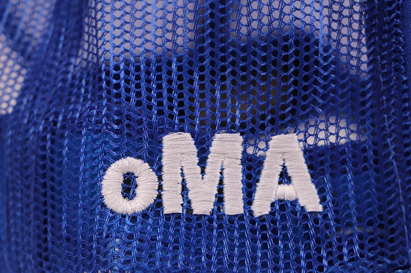 oMA STUDIOS LA TRUCKER HAT (BLUE)