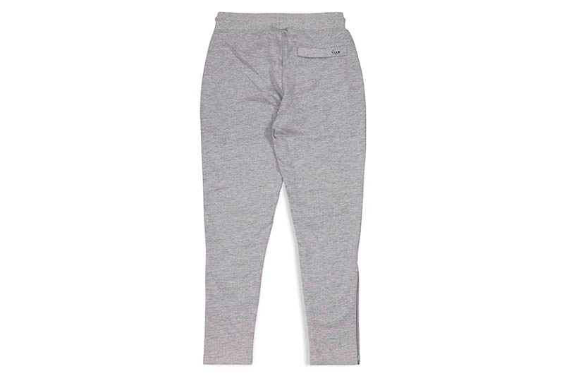 PRO CLUB HEAVYWEIGHT FRENCH TERRY ZIPPER BOTTOM SWEATPANT (HEATHER GRAY) 198