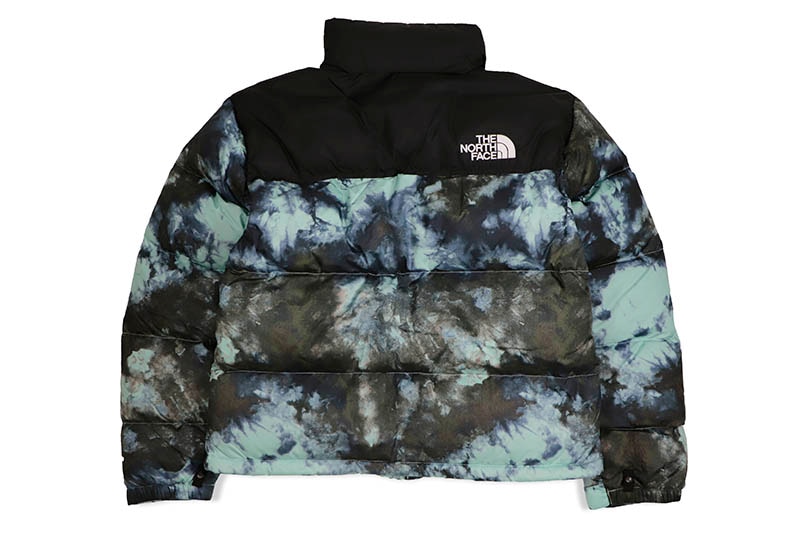 THE NORTH FACE PRINTED 1996 RETRO NUPTSE JACKET (NF0A5IX4957:WASABI ICE DYE PRINT)