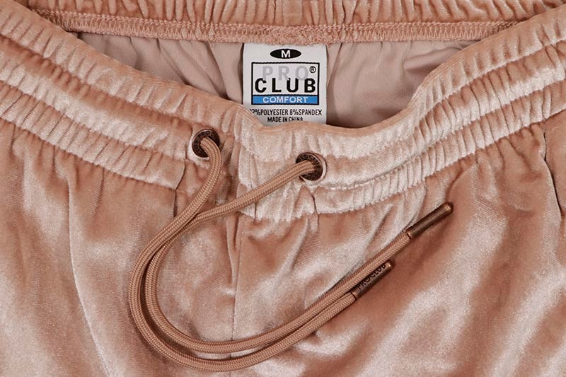 PRO CLUB COMFORT VELOUR TRACK PANT (PINK) 16PC0403