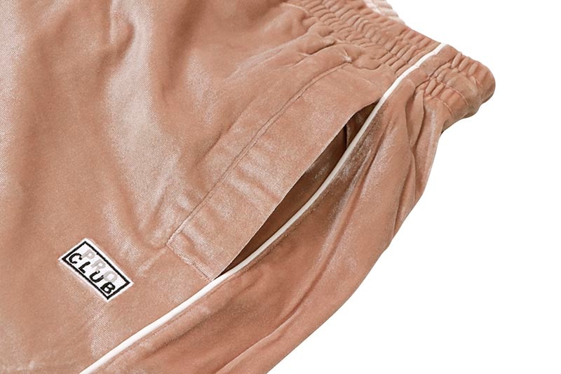 PRO CLUB COMFORT VELOUR TRACK PANT (PINK) 16PC0403