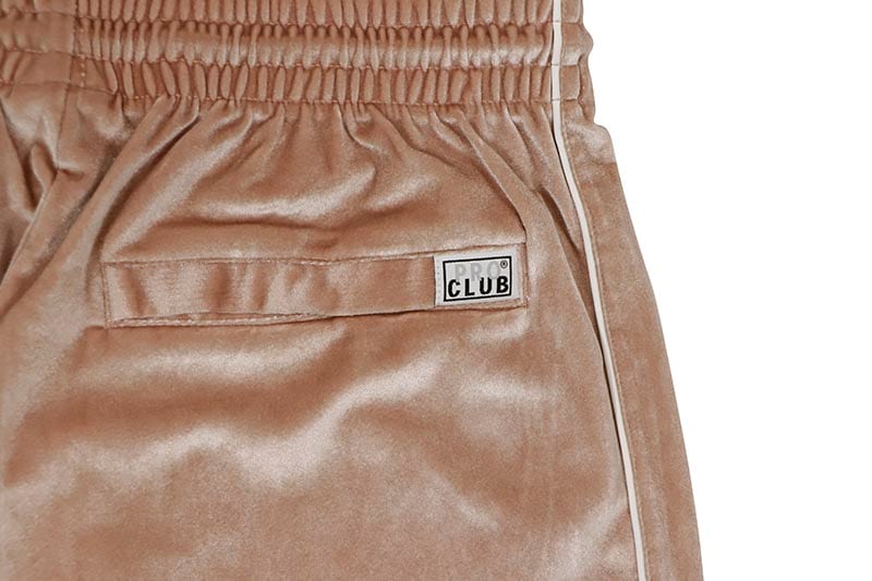 PRO CLUB COMFORT VELOUR TRACK PANT (PINK) 16PC0403