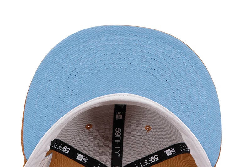 NEW ERA MINNESOTA TWINS 59FIFTY FITTED CAP (2014 ALL STAR GAME CUSTOM SIDE PATCH/SKY BLUE UNDER VISOR/LIGHT BRONZE)