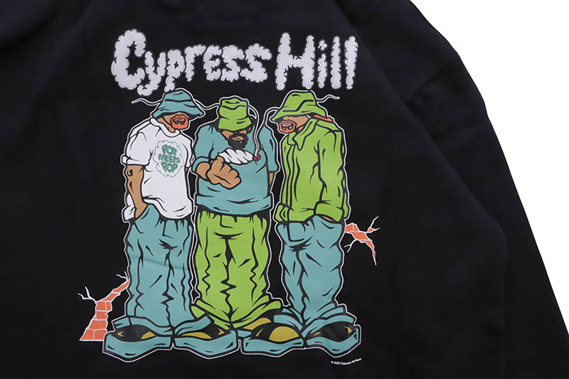 POT MEETS POP x CYPRESS HILL BLUNTED HOODIE (BLACK) 2307-U007