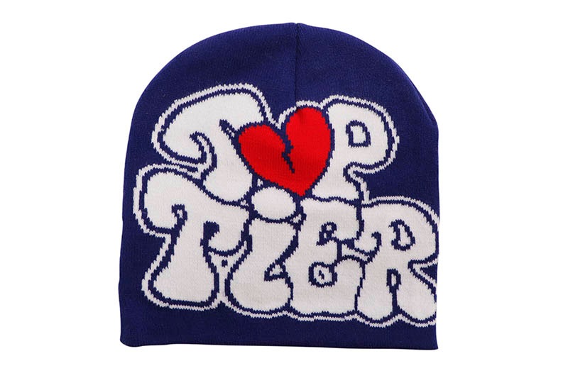 TOP TIER BEANIE (ROYAL/WHITE)