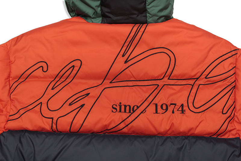 ICEBERG BADGE DOWN JACKET (RED/NAVY/GREEN)