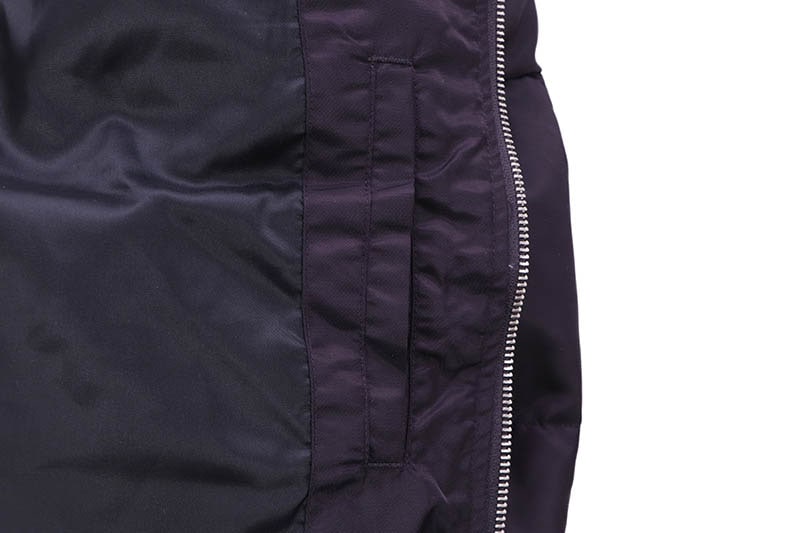 FUBU SHORT NYLON TWILL PUFFER JACKET (FAM-52303:NAVY)