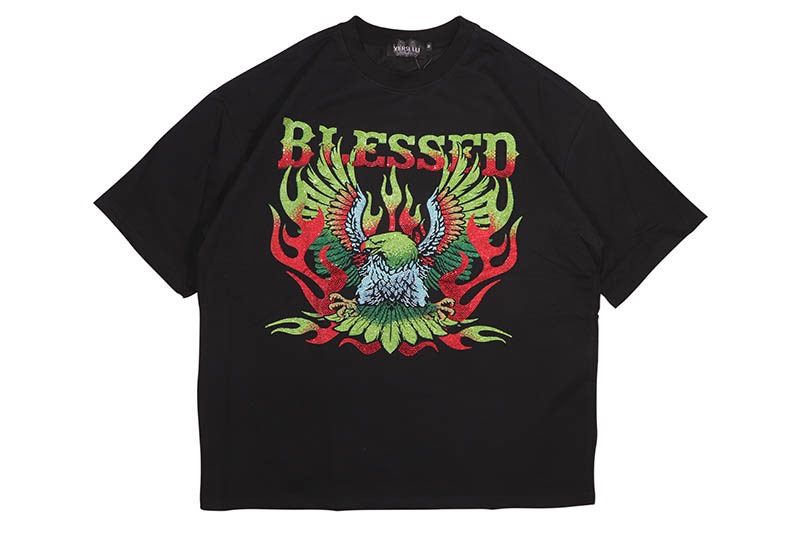 VERSELLI BLESSED T-SHIRT (VMTS-25102:BLACK)