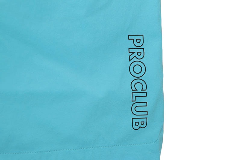 PRO CLUB PERFORMANCE STRETCH NYLON ACTIVE SHORT (BLUE ATOLL) 13PC0504