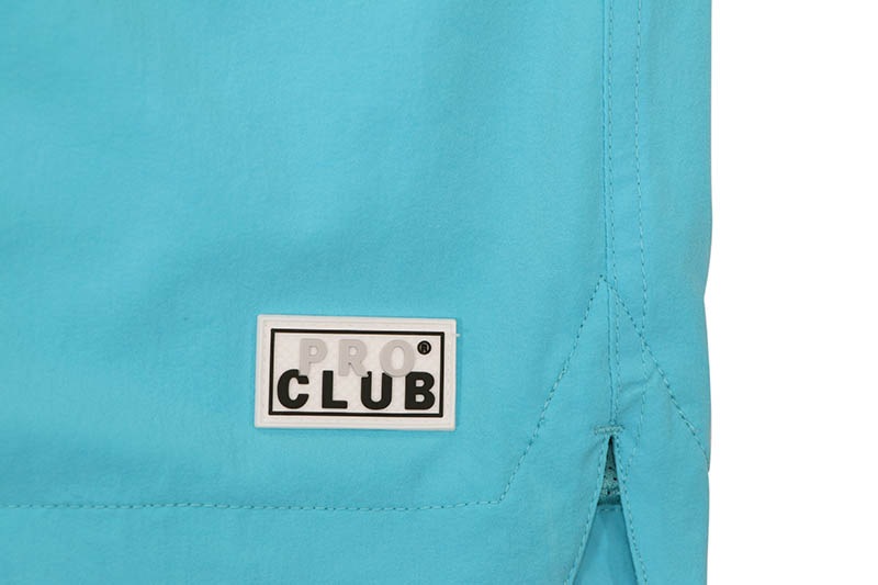 PRO CLUB PERFORMANCE STRETCH NYLON ACTIVE SHORT (BLUE ATOLL
