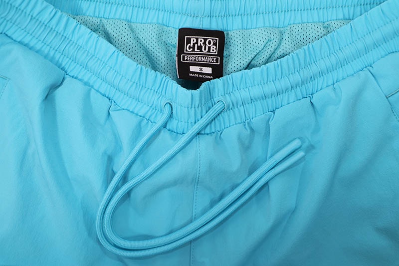 PRO CLUB PERFORMANCE STRETCH NYLON ACTIVE SHORT (BLUE ATOLL