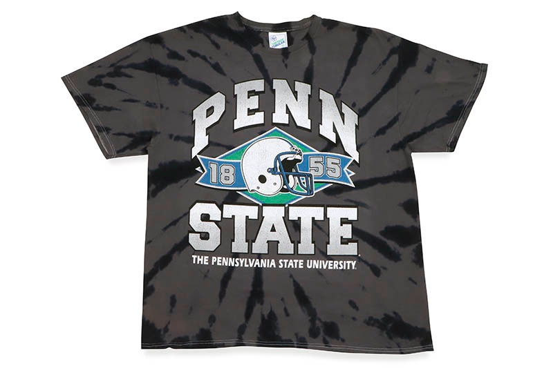 '47 PENN STATE NITTANY LIONS VINTAGE TUBULAR S/S T-SHIRT (552909:NAVY TWISTER TIE-DYE)