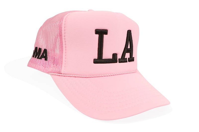 oMA STUDIOS LA TRUCKER HAT (PINK)