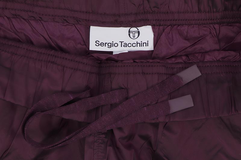 関税込 上下 SERGIO TACCHINI レトロストライプ Tシャツ/パンツ Sergio Tacchini Logo Embroidered Short Sleeves T-shirt