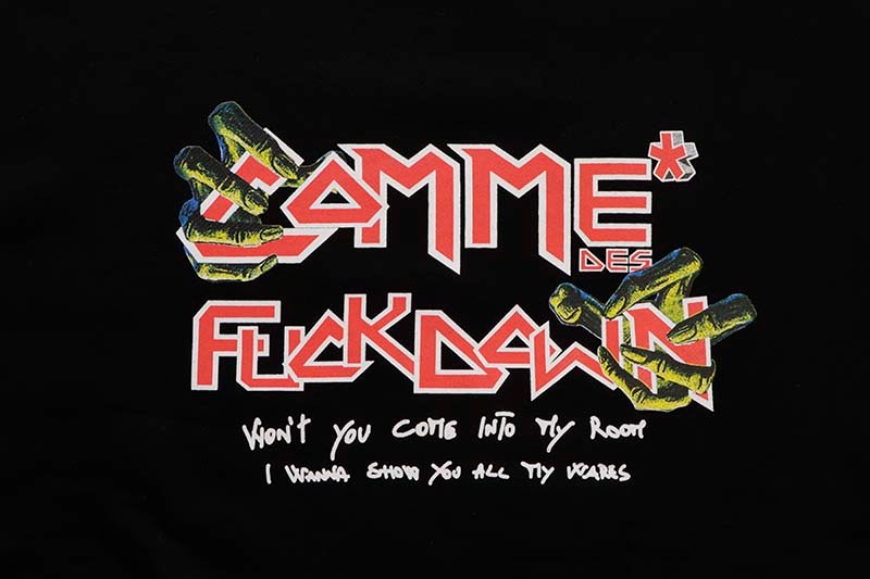 COMME DES FUCKDOWN HOODIE (CFABM01341:BLACK) 762424080