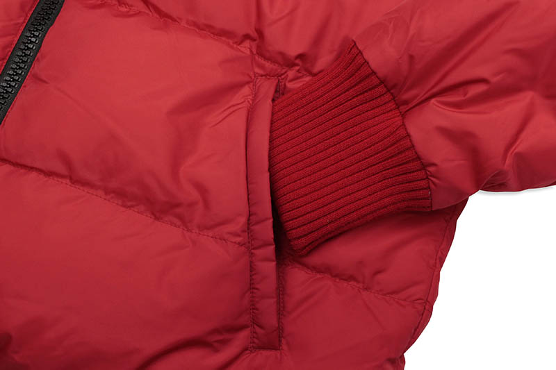 ICEBERG LOGO DOWN JACKET (NAVY/RED)