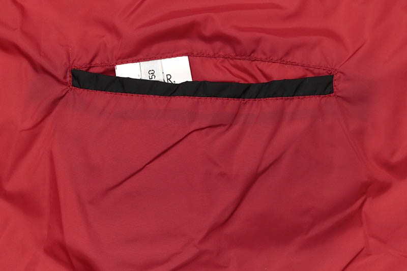 ICEBERG LOGO DOWN JACKET (NAVY/RED)
