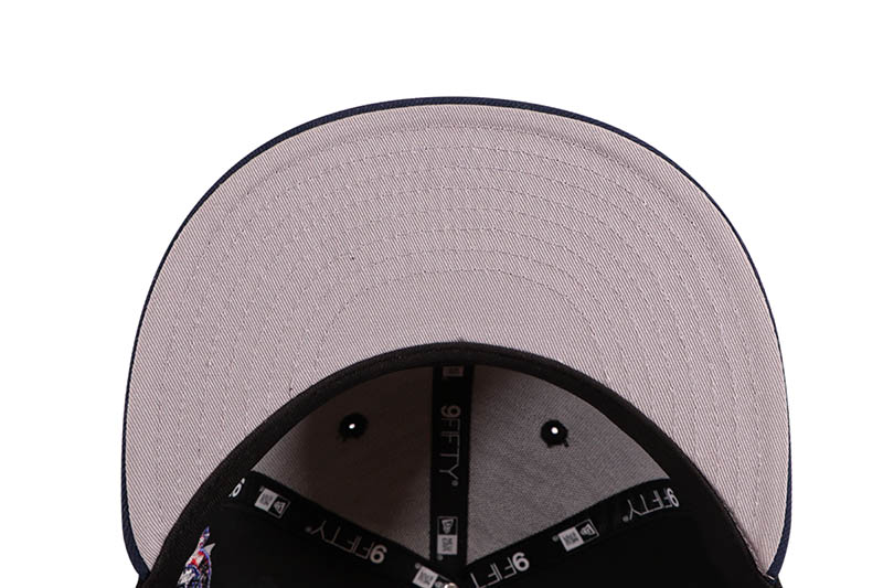 NEW ERA ARIZONA DIAMONDBACKS 9FIFTY SNAPBACK CAP (25TH ANNIVERSARY SIDE PATCH/GREY UNDER VISOR/BLACK NAVY)