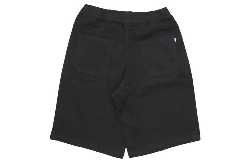 PRO CLUB COMFORT OVERSIZED DENIM LOUNGE SHORT (BLACK) 52PC0604